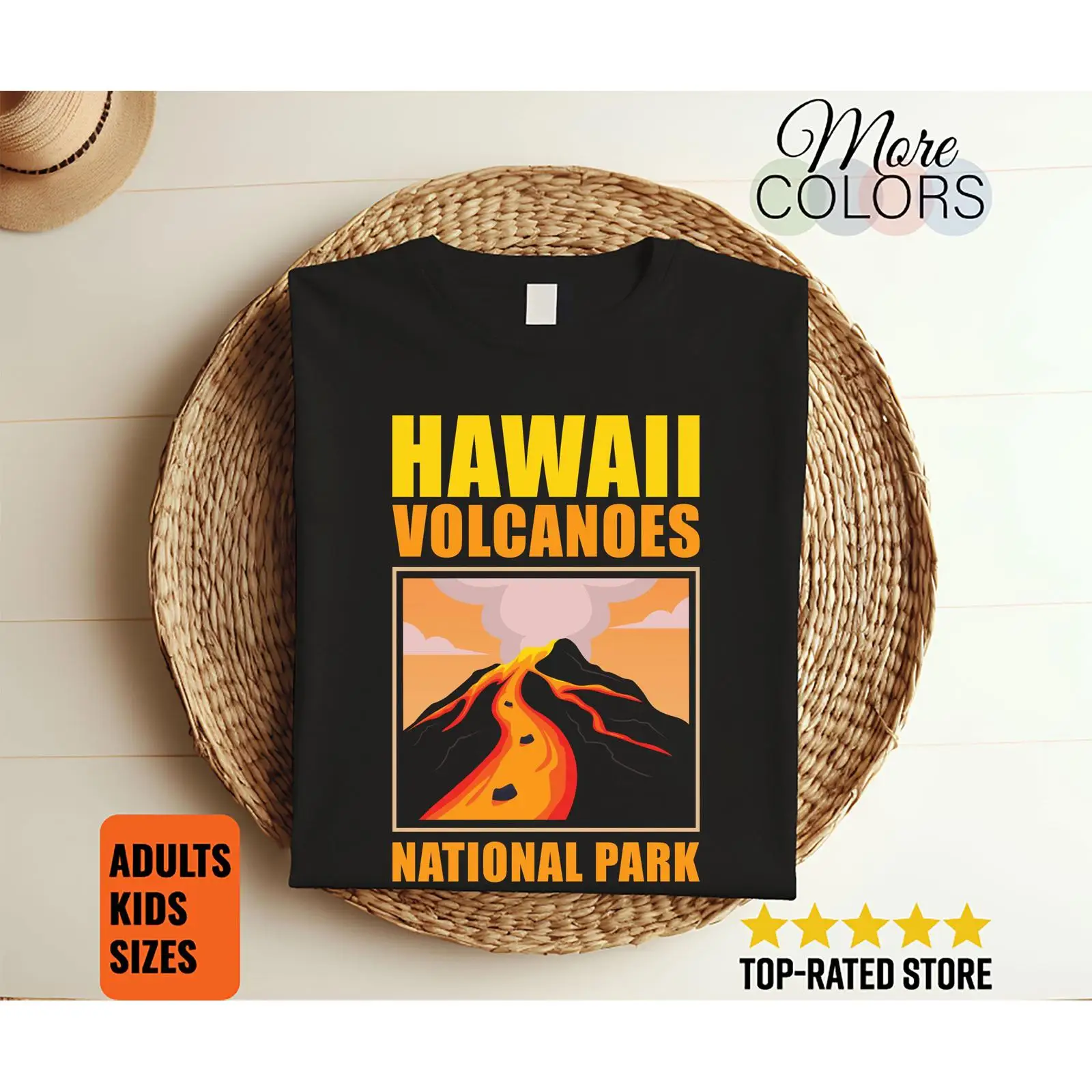 Outdoor Adventure U Of U - Hawaii Volcanoes National Park Vintage T