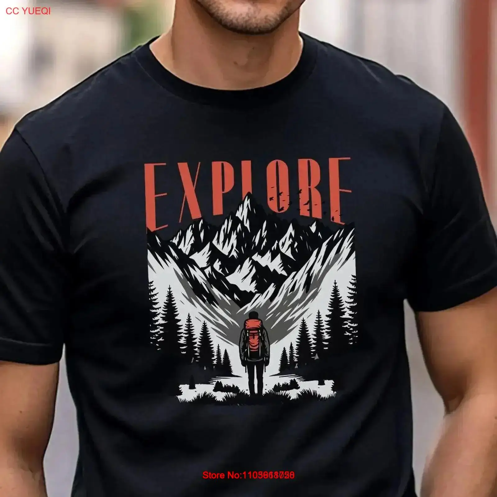 Outdoor Adventure Ideas - Hiking T Shirt Nature Lover Man