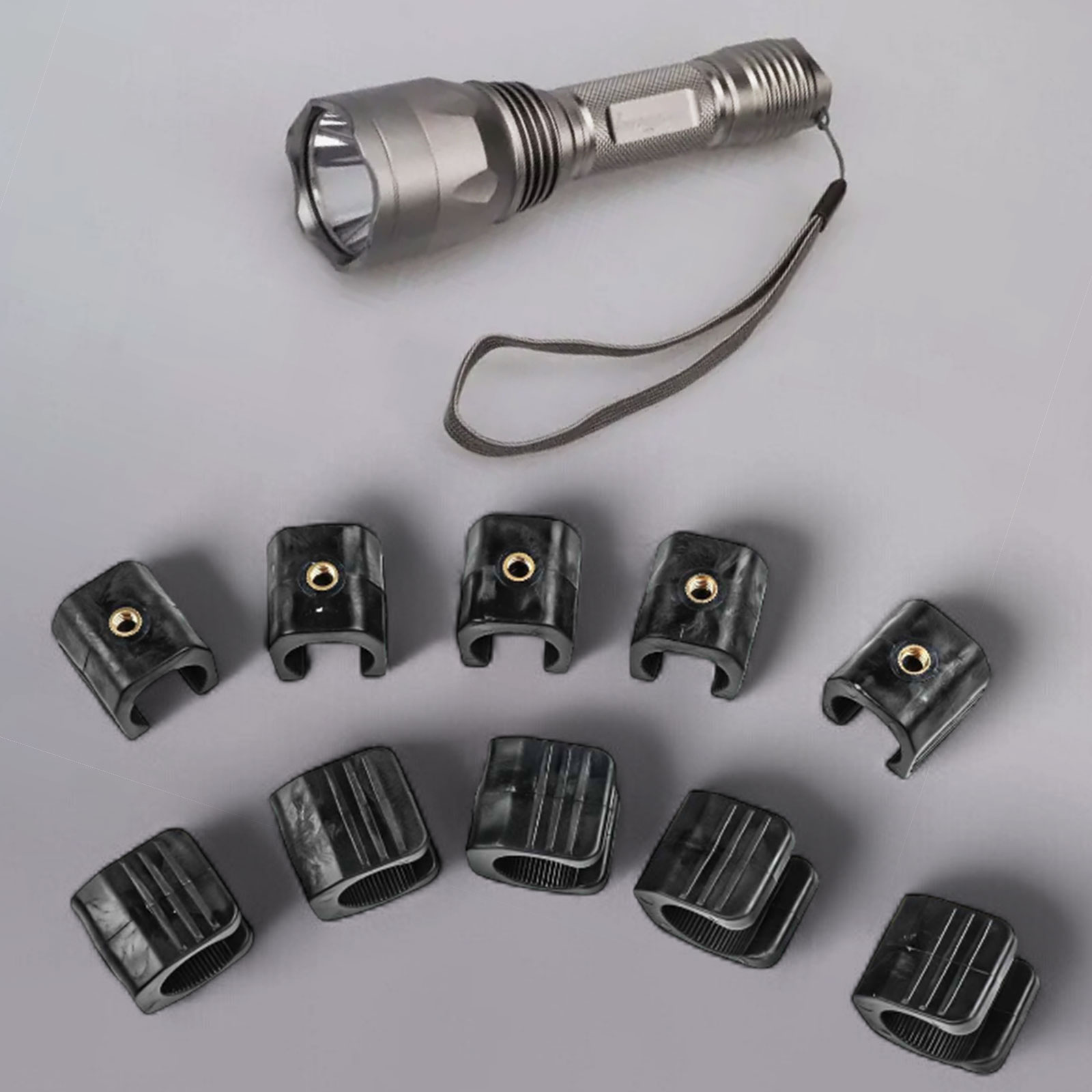 Outdoor Adventure U Of U - 10pcs U Shaped Flashlight Holders for
