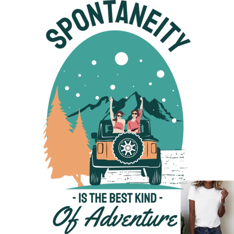 Outdoor Adventure Girls - Outdoor Adventure Theme Heat Transfer White