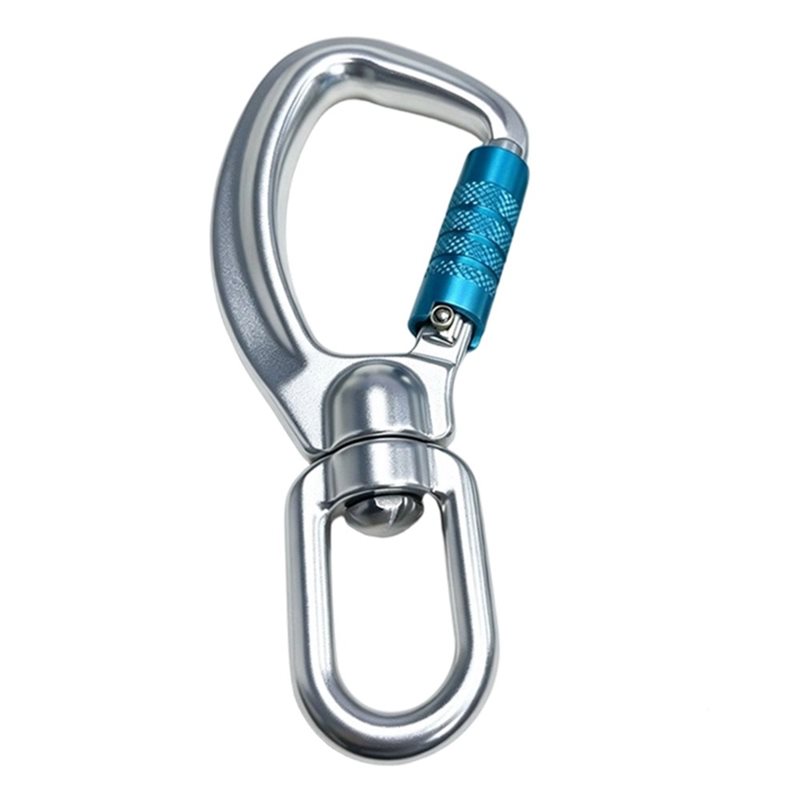 Carabiner Locking D - ABHS-Auto Locking Rock Climbing Carabiner Swivel