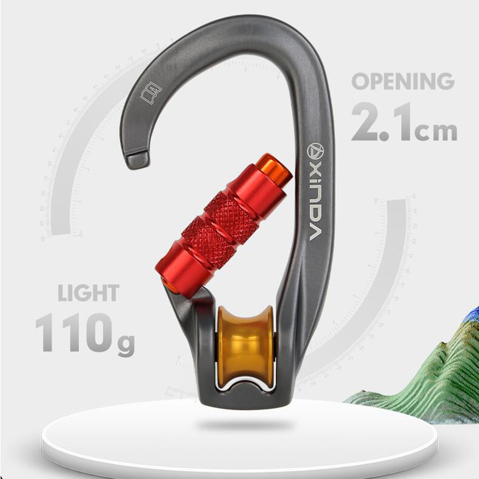 Locking Carabiner Mountaineeri - огляд і ціна Carabiner Locking D