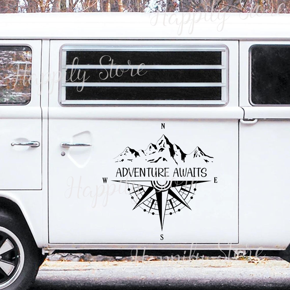 Campervan Stickers Adventure A - огляд і ціна Outdoor Adventure Ideas