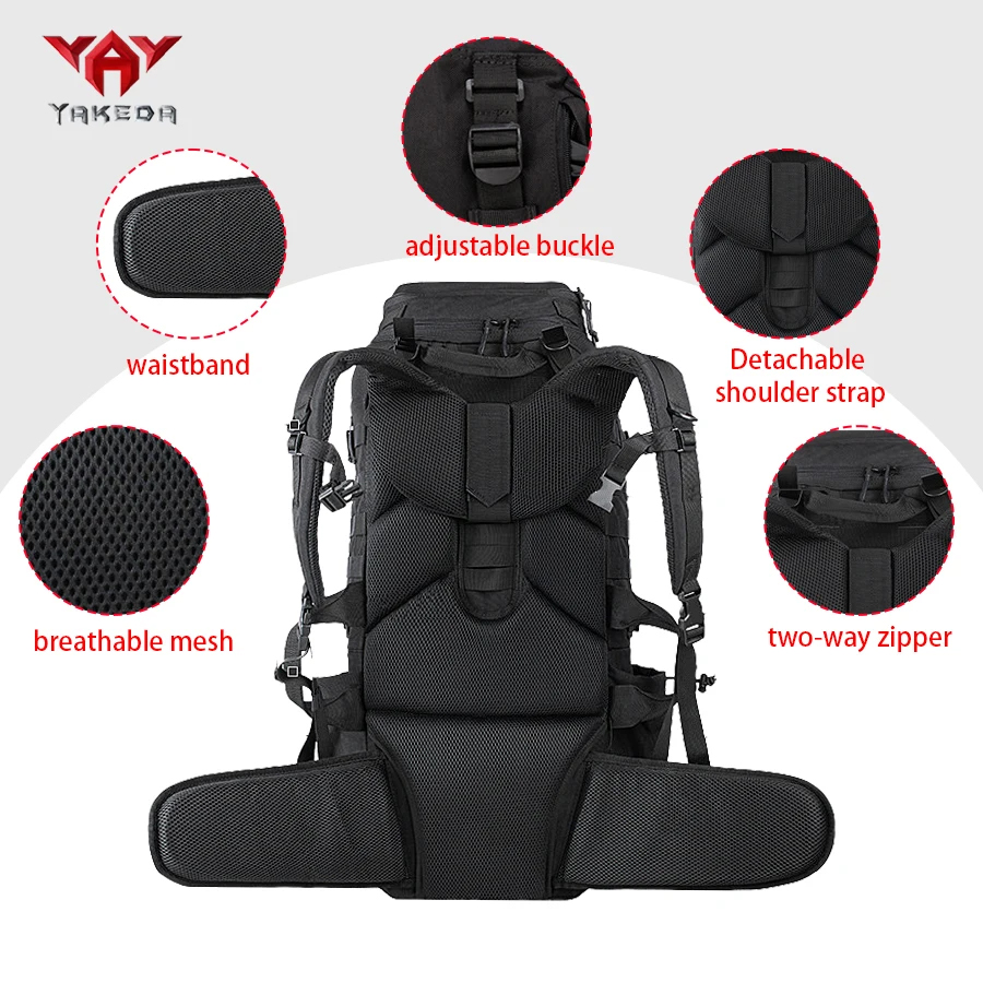 YAKEDA 70L Outdoor Large Capac - огляд і ціна Adventure Outdoor Equipment