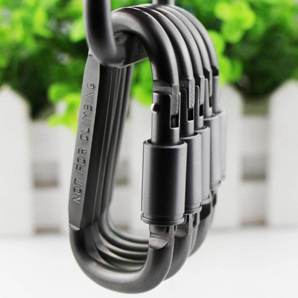 Mini Carabiner Clips 6pcs Lock - огляд і ціна Carabiner Locking D