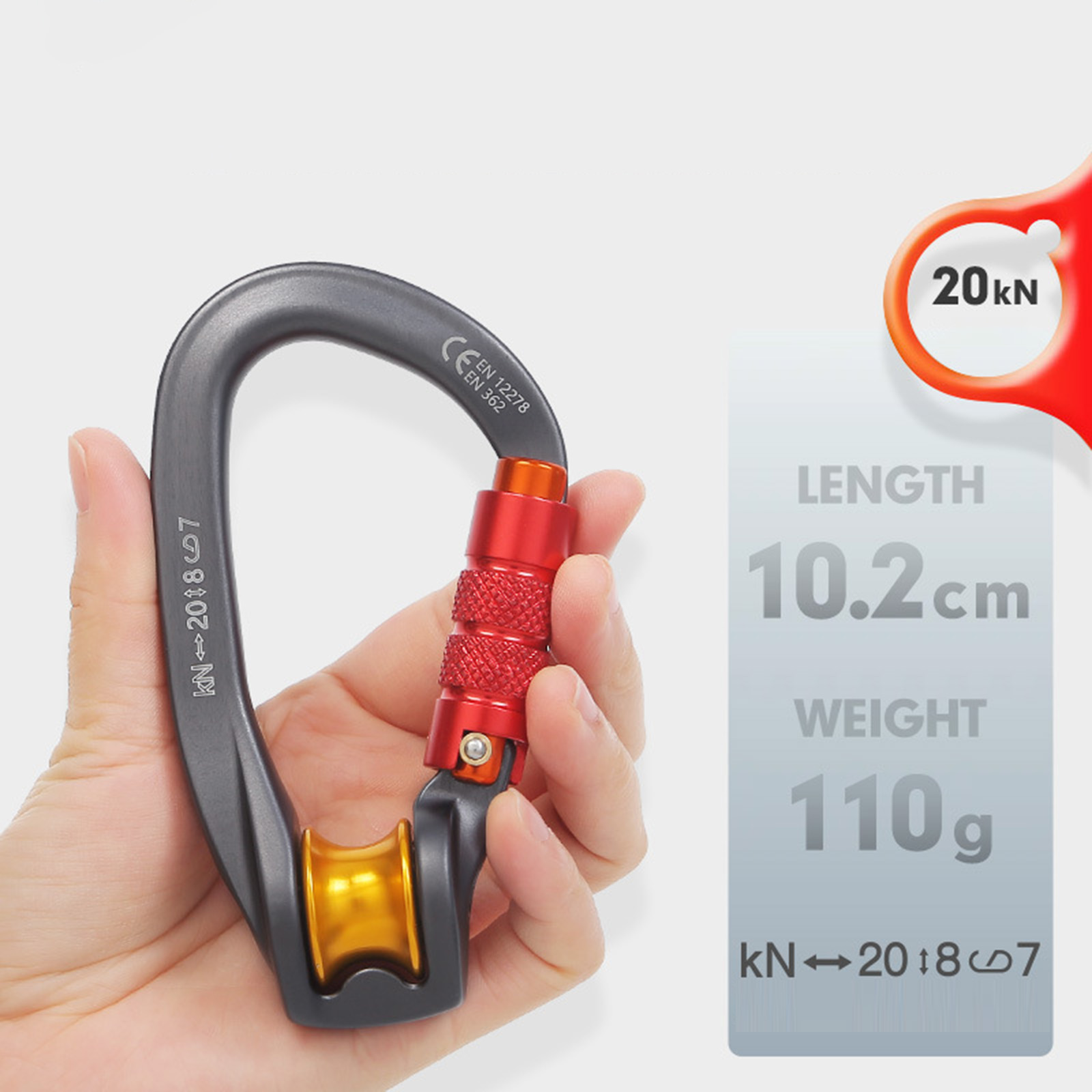 Locking Carabiner Mountaineeri - огляд і ціна Carabiner Locking D