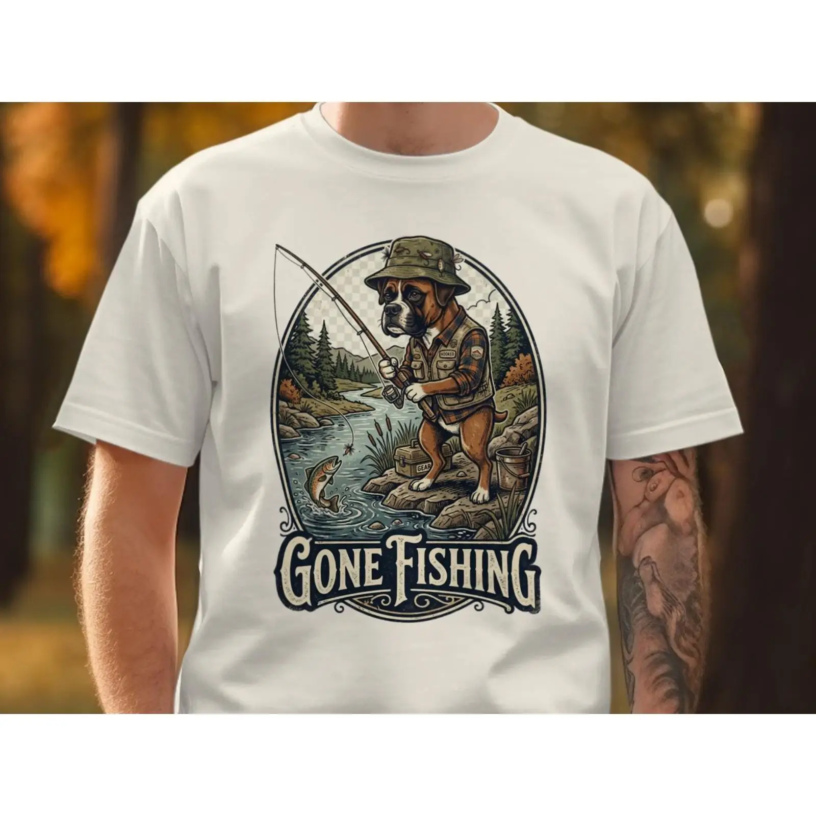 Gone Fishing T Shirt Funny Box - огляд і ціна Outdoor Adventure Ideas