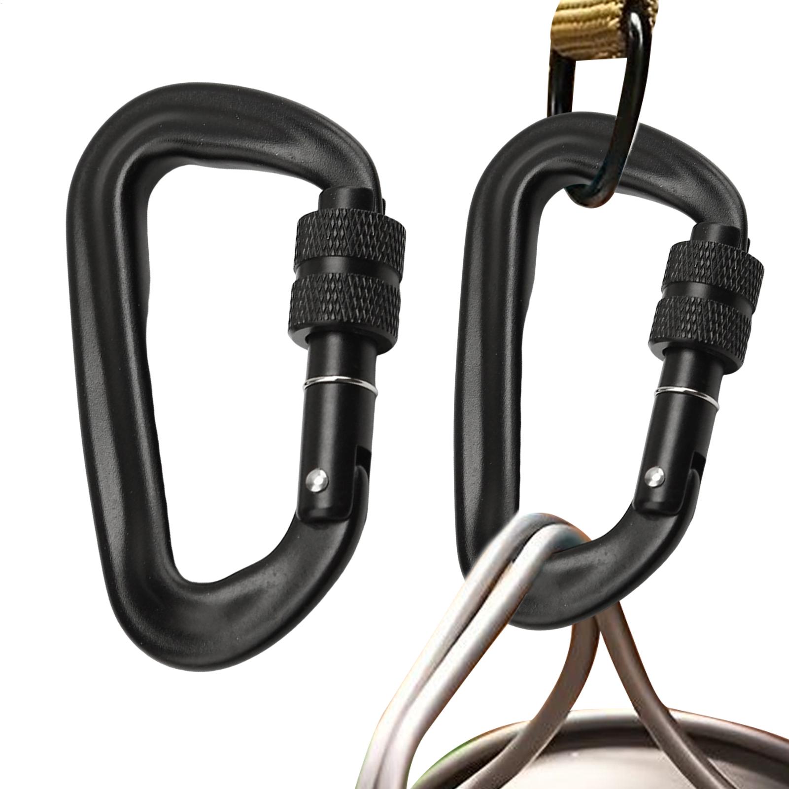 12kN Heavy Duty Locking D Ring - огляд і ціна Carabiner Locking D