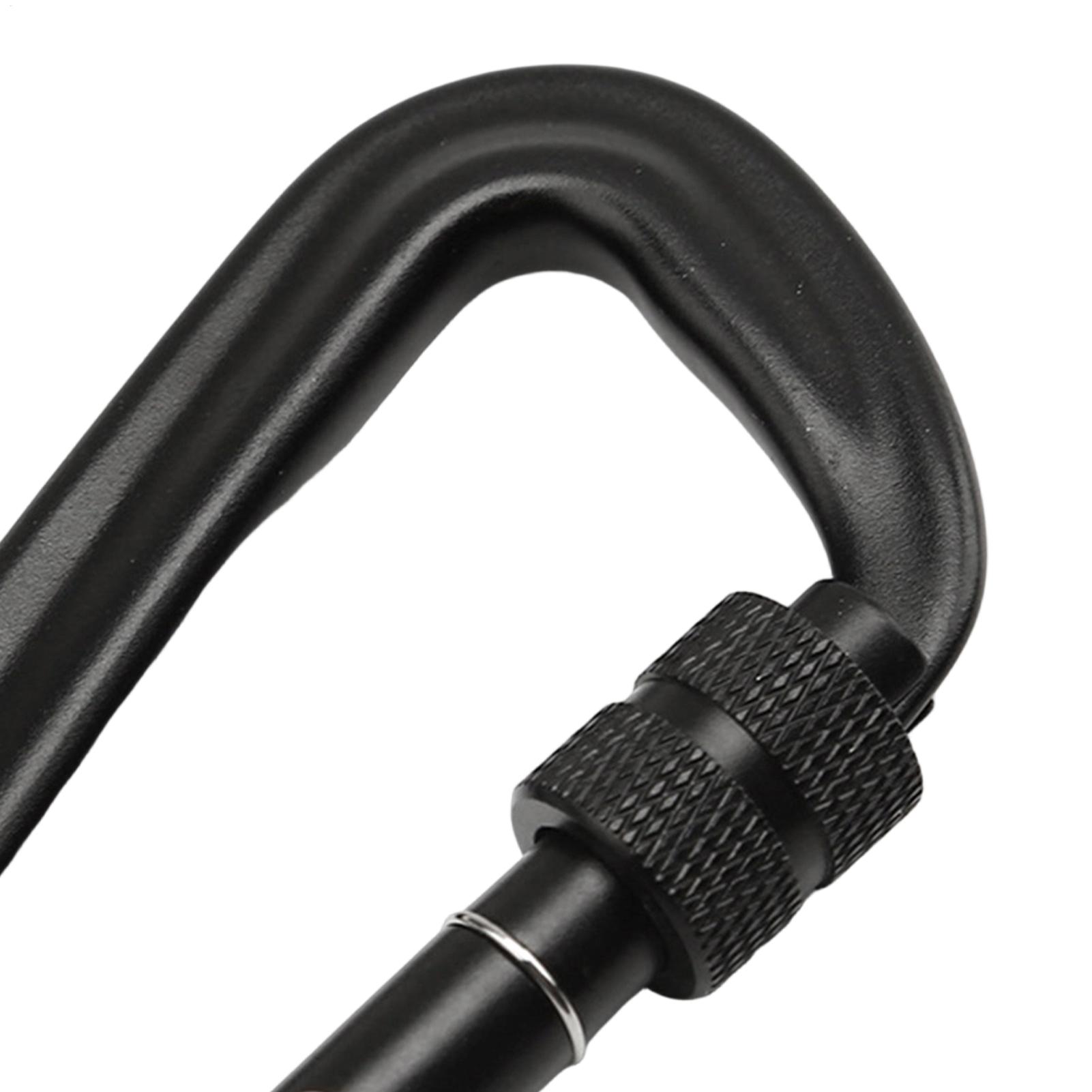 12kN Heavy Duty Locking D Ring - огляд і ціна Carabiner Locking D
