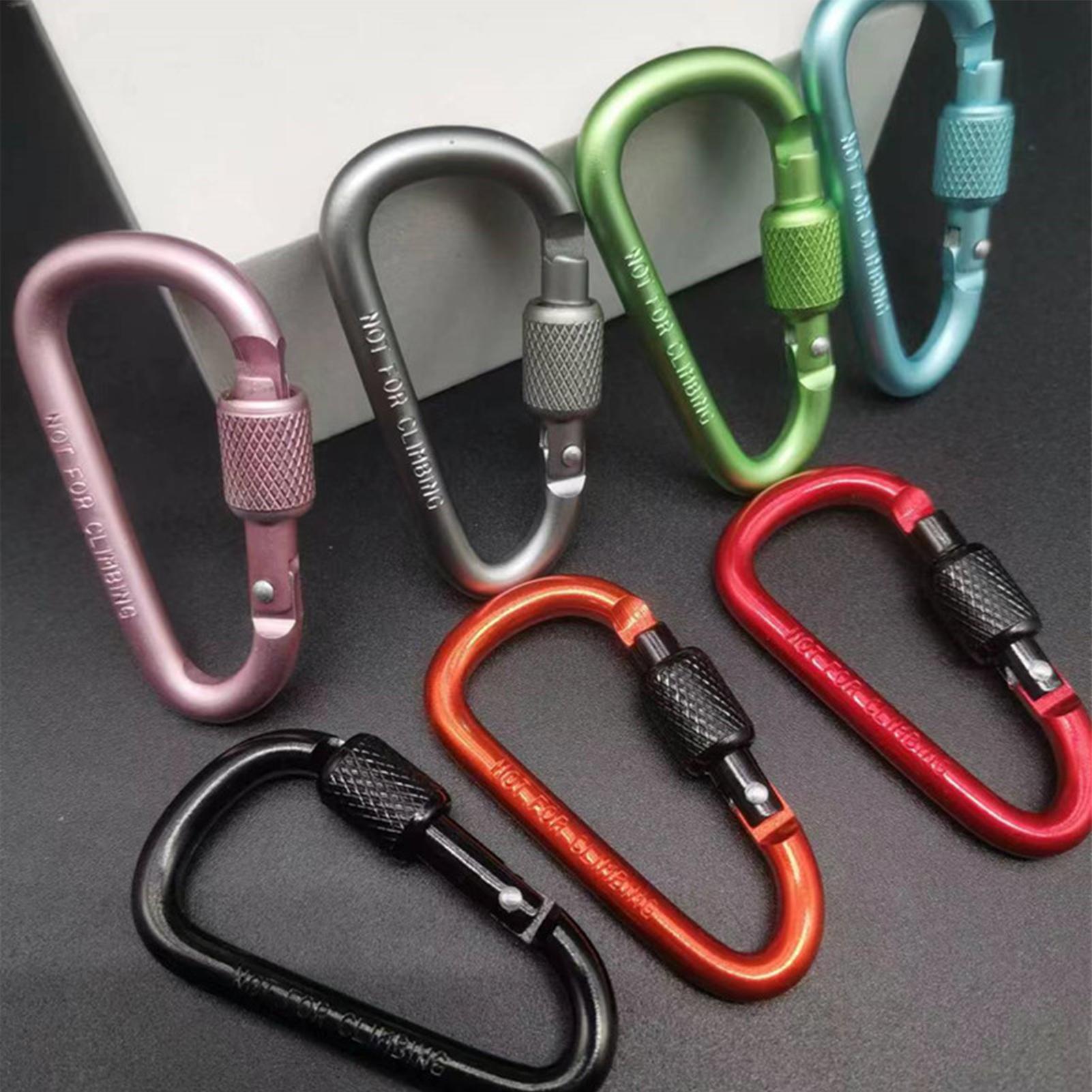 Outdoor Aluminum D Shape Locki - огляд і ціна Carabiner Locking D