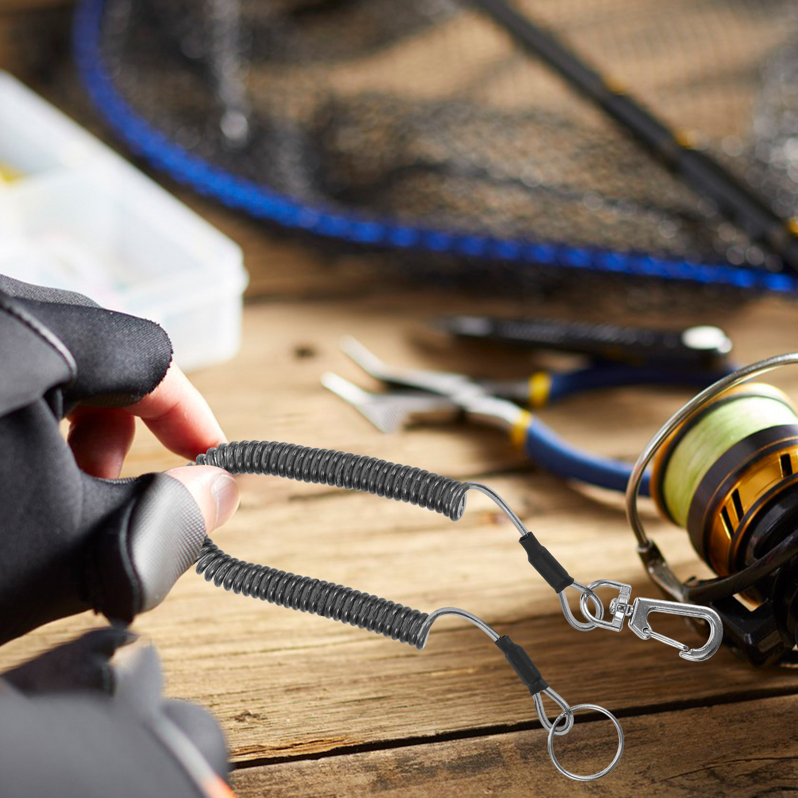 3Pcs Stretchable Coiled Fishin - огляд і ціна Outdoor Adventure Kayak
