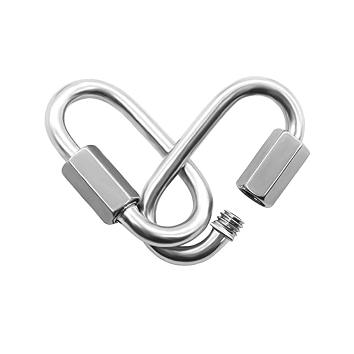 12 Pack Quick Link 5/32 Inch H - огляд і ціна Carabiner Locking D