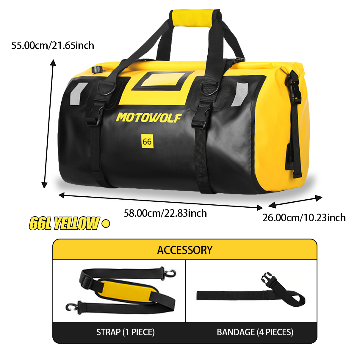Waterproof Duffel Bag 40L/66L  - огляд і ціна Outdoor Adventure Kayak