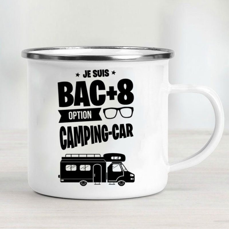 Camping Car Enamel Mug Adventu - огляд і ціна Outdoor Adventure Ideas