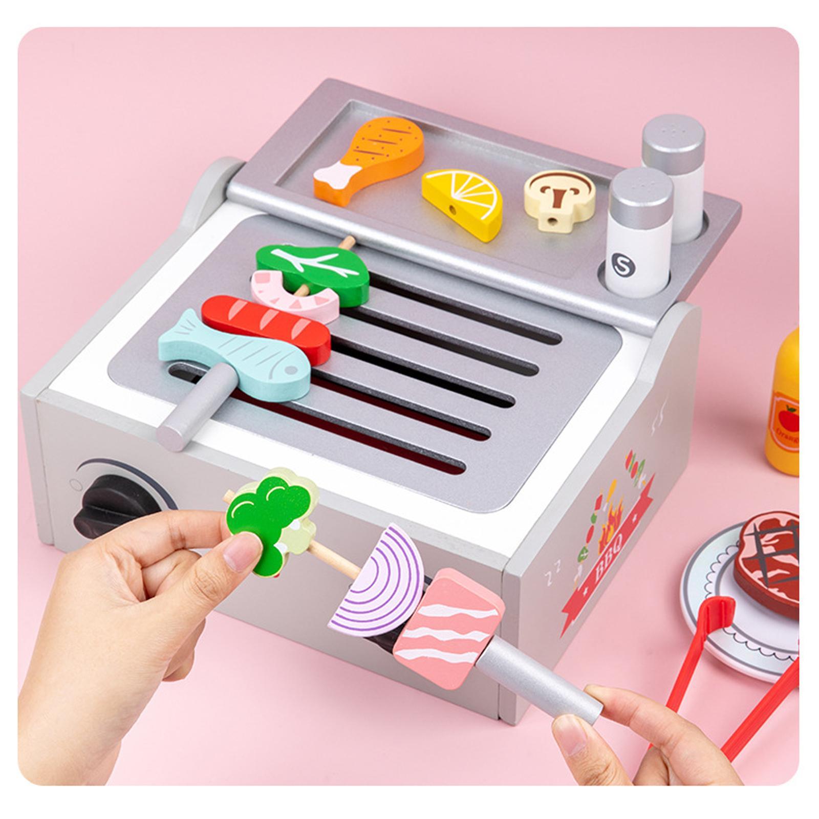 Kids Wooden Barbecue Playset - - огляд і ціна Outdoor Adventure Girls