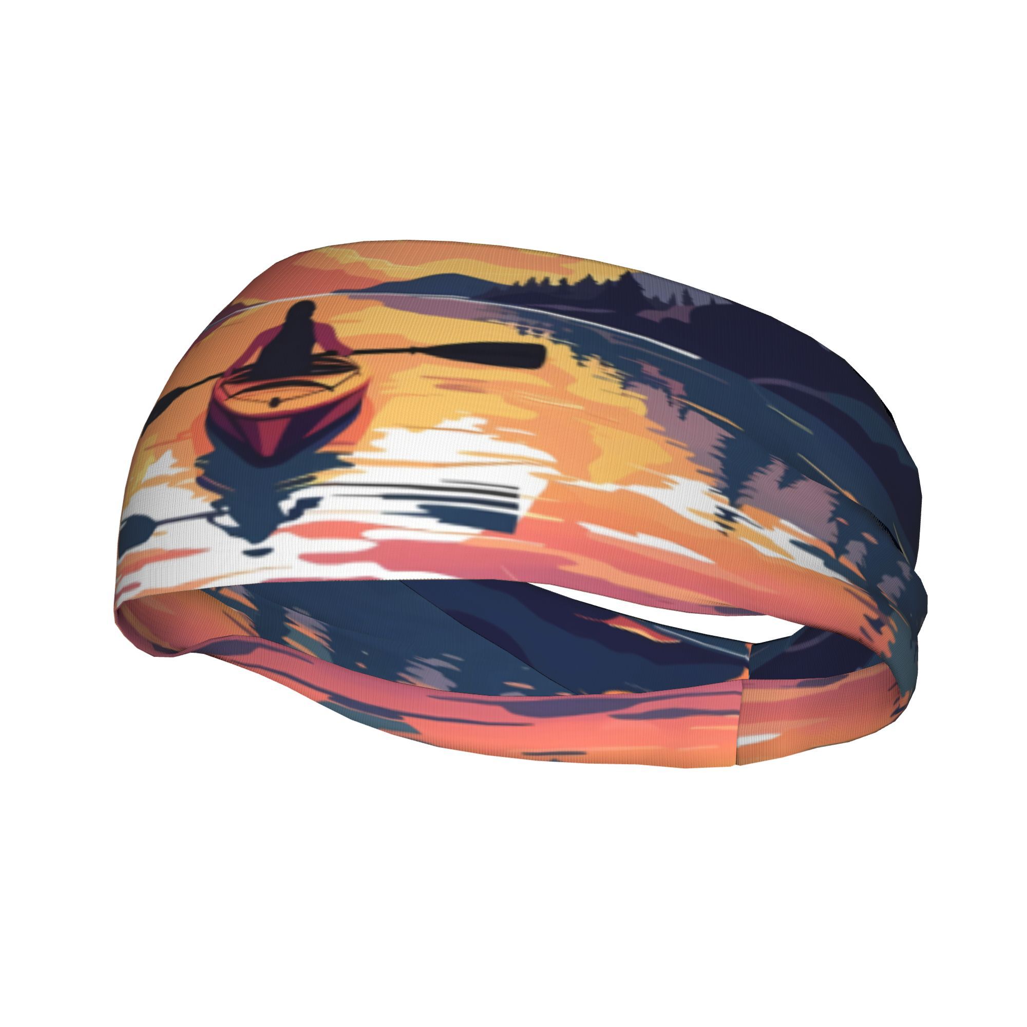Kayak Sunset Print Headband Wa - огляд і ціна Outdoor Adventure Kayak