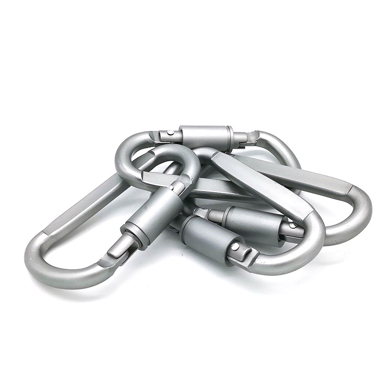 6Pcs Aluminum Carabiner Clip D - огляд і ціна Carabiner Locking D