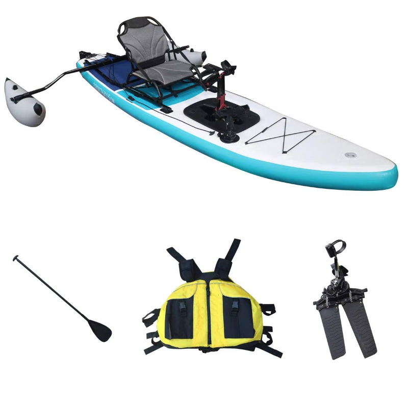 14ft Two-Person Inflatable Ped - огляд і ціна Outdoor Adventure Kayak