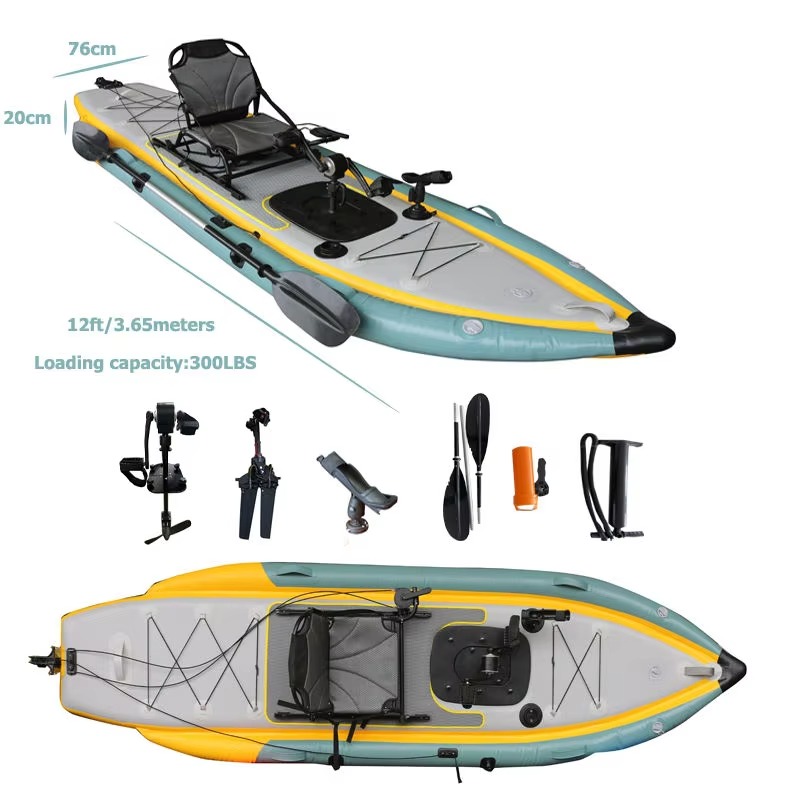 14ft Two-Person Inflatable Ped - огляд і ціна Outdoor Adventure Kayak