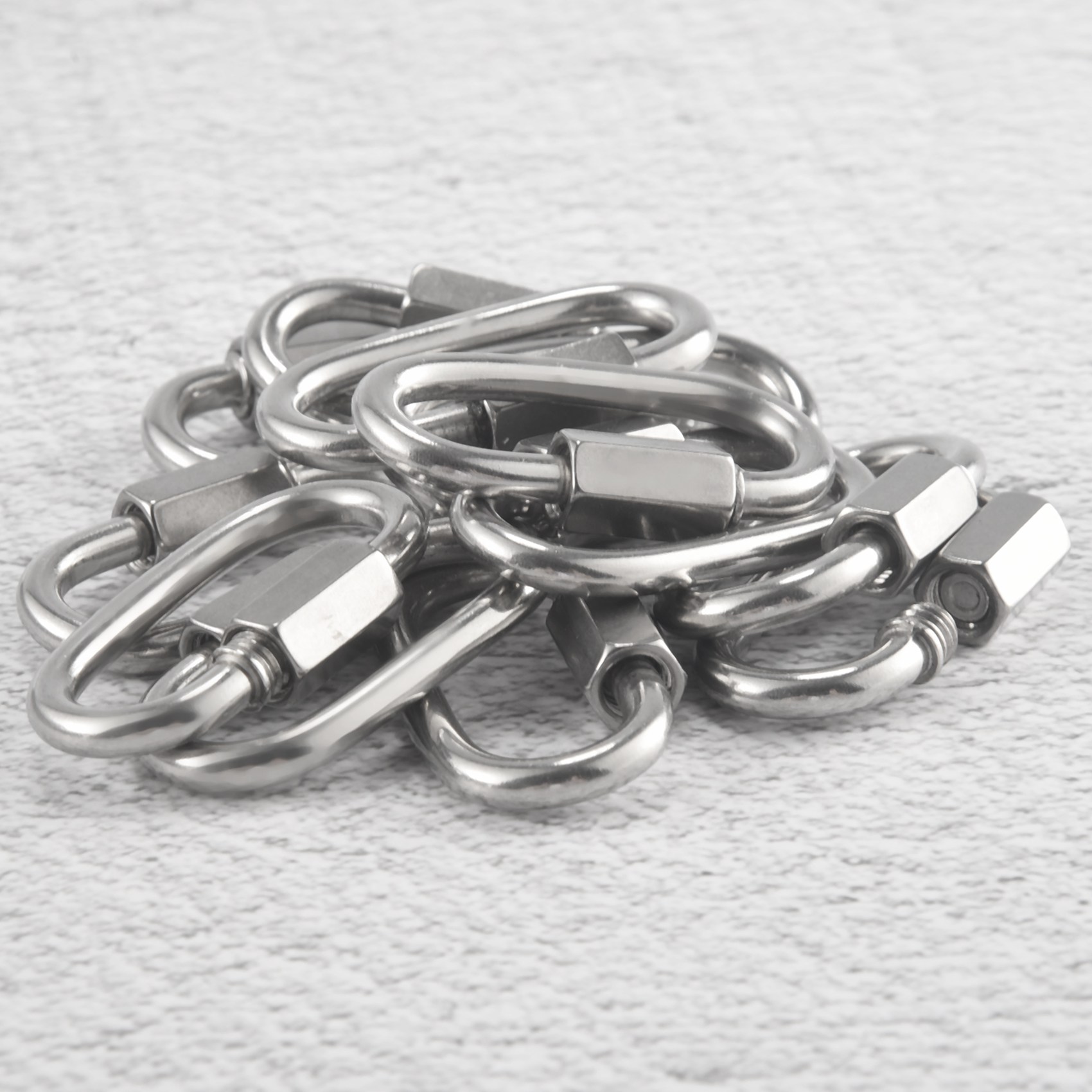 New Shown-12 Pcs Quick Link M4 - огляд і ціна Carabiner Locking D