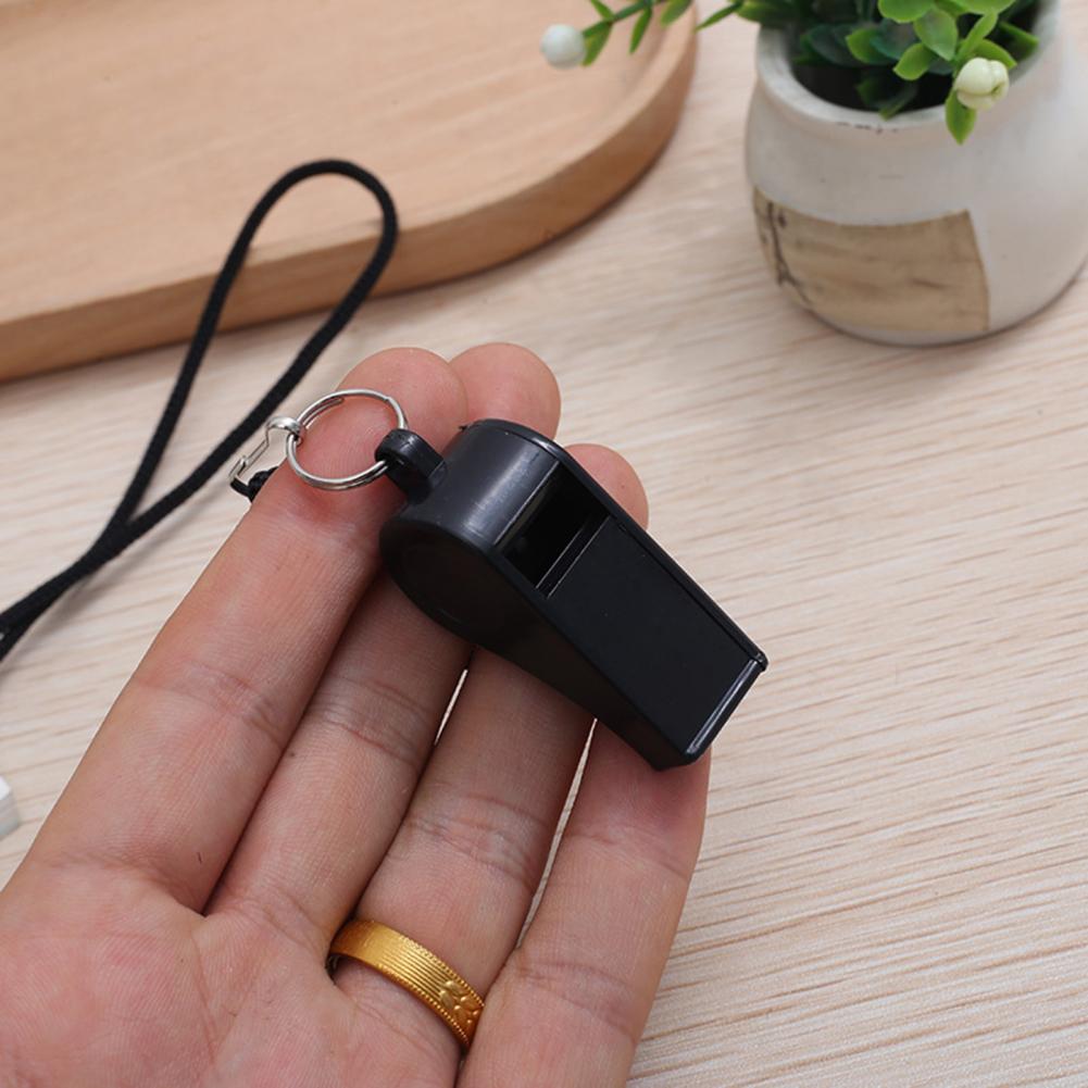 10Pcs Plastic Whistles with La - огляд і ціна Emergency Whistle Pea